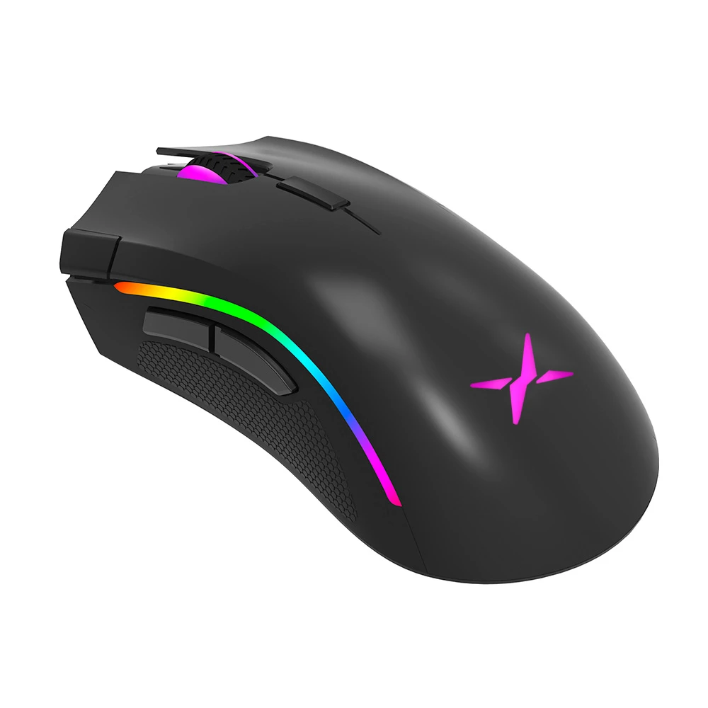 Вертикальная мышь Delux M625 RGB Мышь с подсветкой 4000 Точек на дюйм USB Проводная
