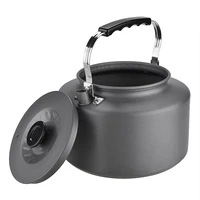 2l high capacity aluminum alloy water kettle outdoor picnic hiking camping climbing portable water kettle teapot coffee pot