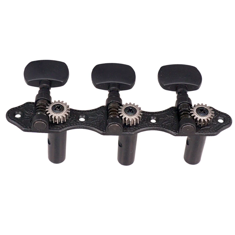 

Classical Guitar String Tuners Keys Machine Heads Tuning Pegs 3 Left 3 Right with Mount Screws Flower Pattern Button