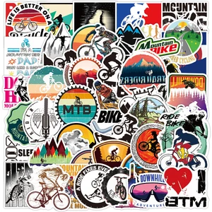 103050pcs mountain bike mtb stickers laptop guitar luggage skateboard phone waterproof cool graffiti sticker decal kid toys free global shipping