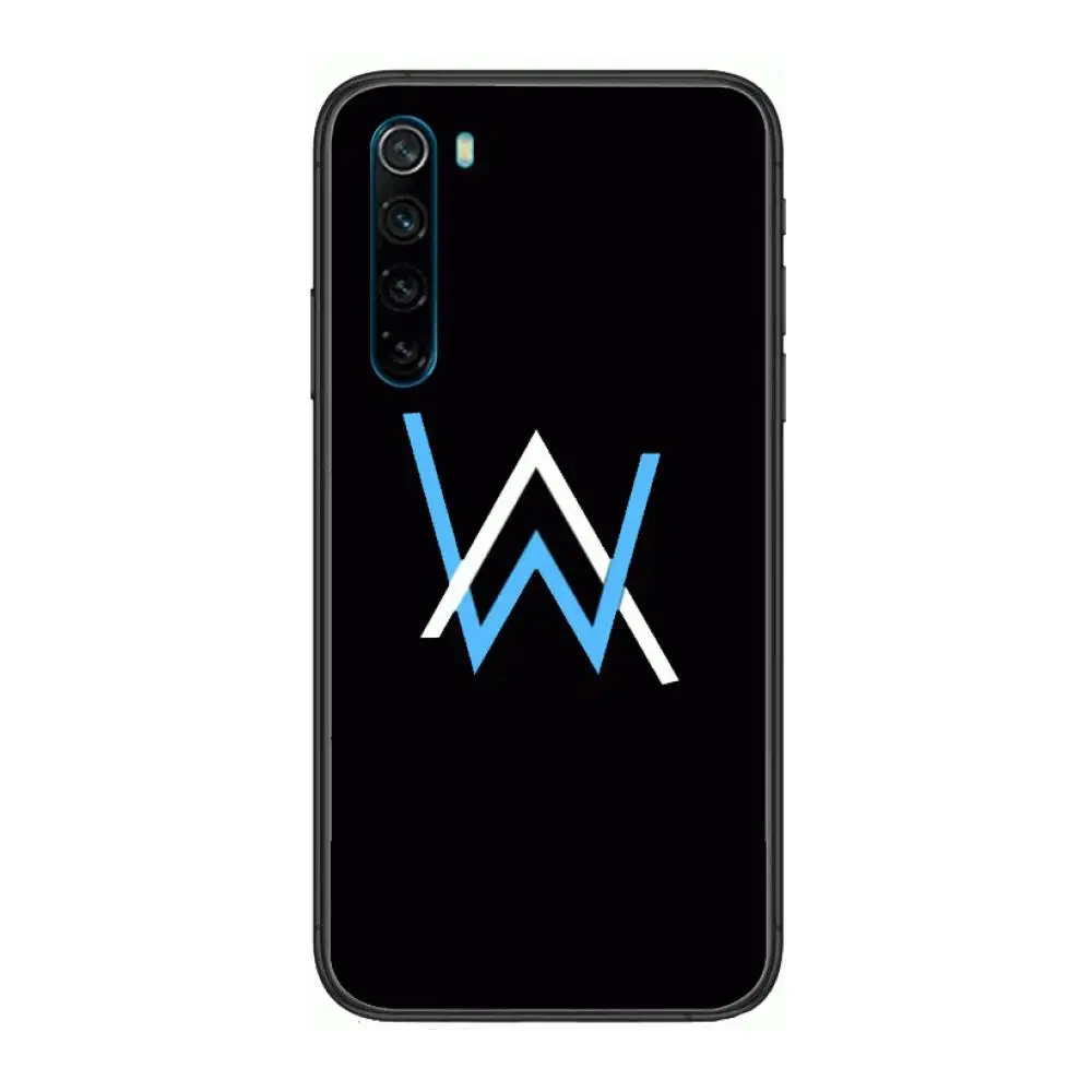 

Alan Walker DJ cartoon Phone Case For XiaoMi Redmi Note 9S 8 7 6 5 A Pro T Y1 Anime Black Cover Silicone Back Pretty
