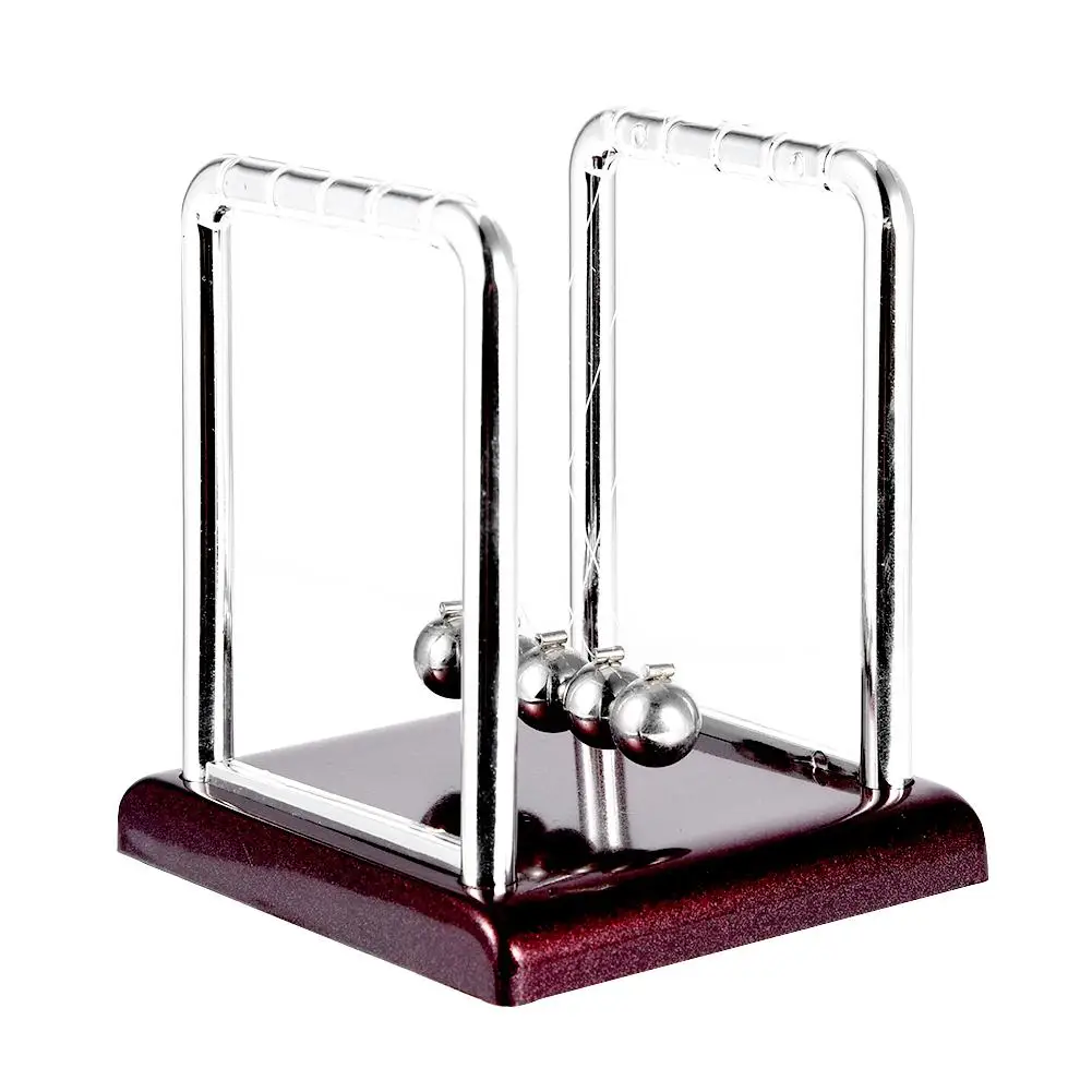 Креативный декоративный Бильярд Ньютон сбалансированные шары металлические поделки черная основа Бытовая Физика Наука Маятник Ньютона