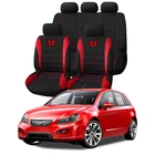 Универсальные автомобильные чехлы на сиденья, Защитные чехлы для авто, 49 шт., автостайлинг, аксессуары для интерьера автомобиля