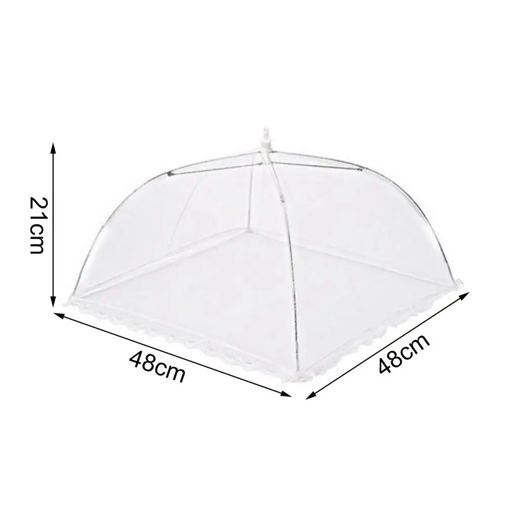 

Portable Umbrella Food Cover Anti Mosquito Meal Cover Mesh Food Cover Table Home Food Cover Kitchen Gadgets Cooking Tools