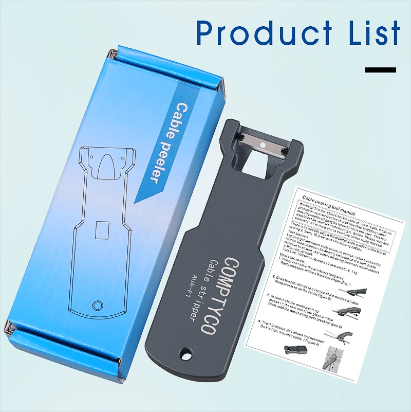 Инструмент для зачистки оптоволокна продольный инструмент кабеля AUA-F1 8 5 10 4 14