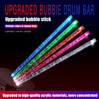 1 pair 5a acrylic drum stick noctilucent glow in the dark stage performance high quality durable portable luminous drumsticks