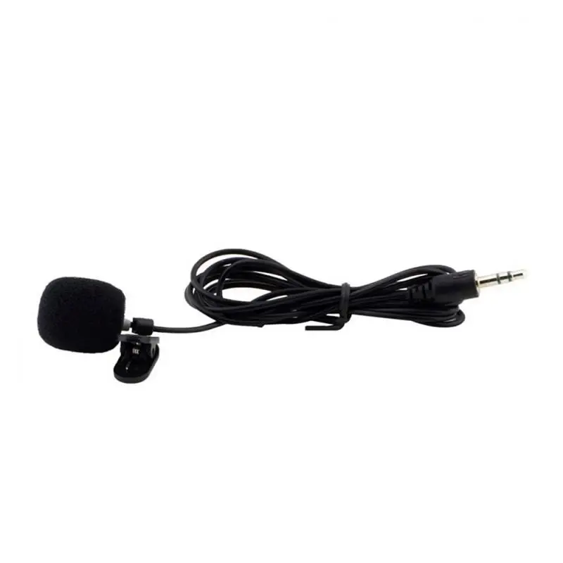 

Newest 3.5mm Hands-Free Mini Wired Collar Clip Lapel Microphone Portable External For PC Laptop Lound Speaker