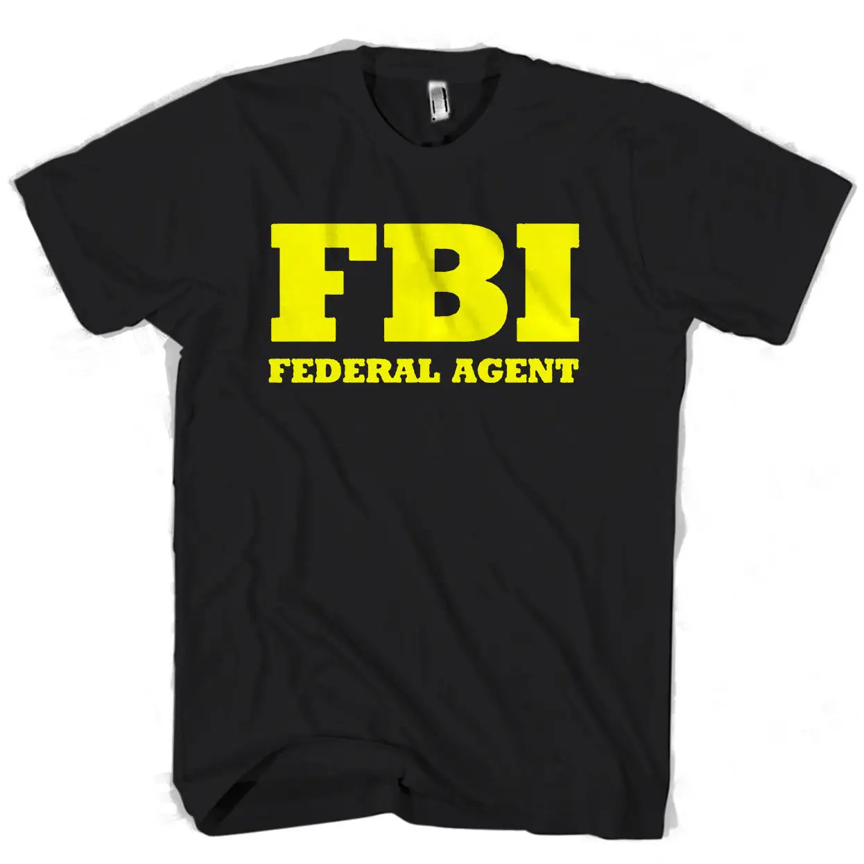 Мужская/Женская футболка Fbi Harajuku Мужская большого размера модная летняя