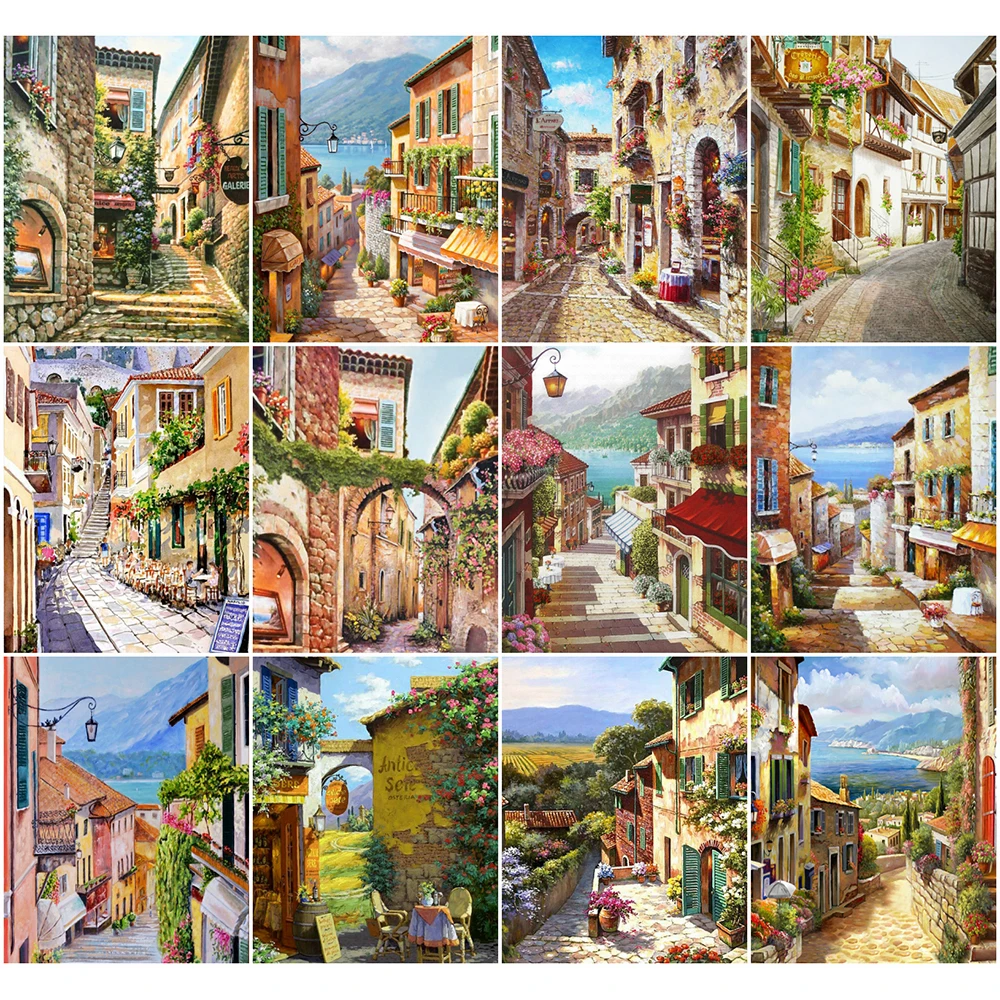 

Набор для рисования по номерам на холсте, 40x50 см