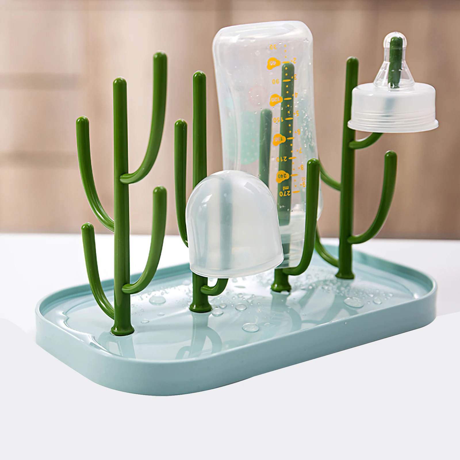 

Multifunctional Baby Infant Bottle Drying Rack Tree Shaped Bottle Draining Rack Bottle Draining Holder Plastic Draining Rack