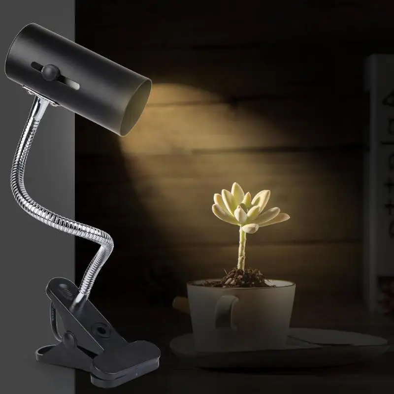 

Heating Reptile Lamp Holder Turtle Fish Tortoise Tank Heating Lamp UVA+UVB Clip-on Bulb Cover for Pet Light with Switch Clip