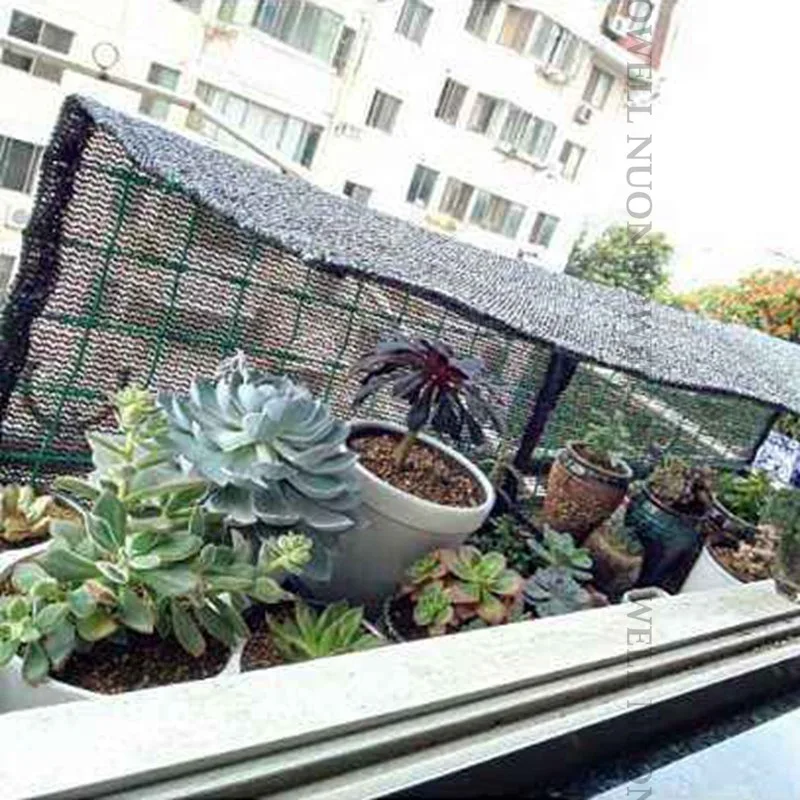 

3pin 45% Shading Garden Sunshade Net UV Protection Black Sun Shade Nets Greenhouse Sun Sails Succulents Plants Cover Sun Shelter