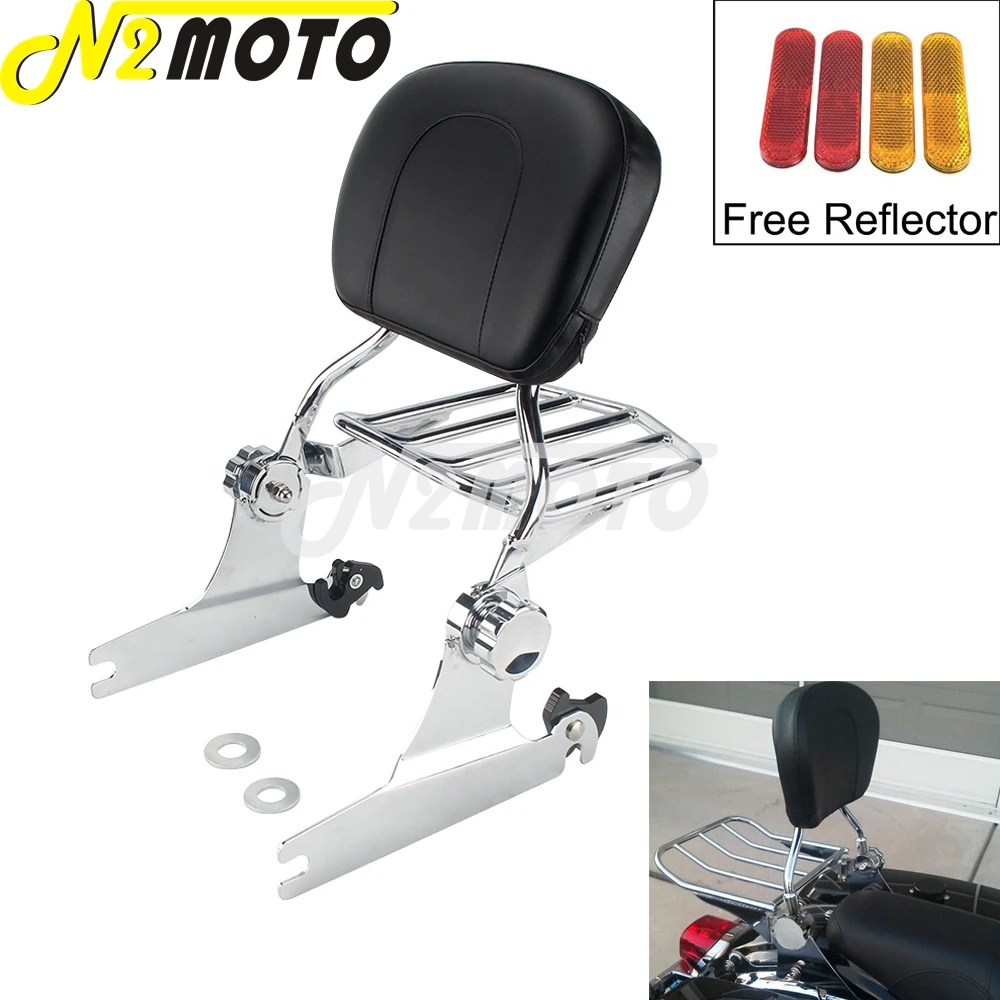 Хромированный съемный багажный стеллаж для Harley Softail CVO Deluxe Hard Candy Custom годовщину FLSTN