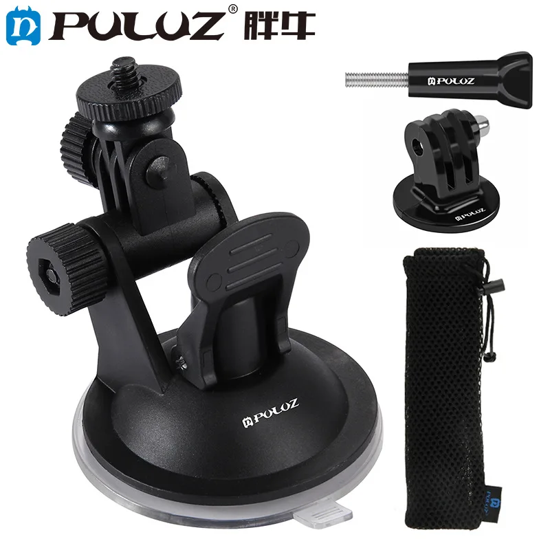

PULUZ для GoPro DJI Osmo аксессуары для экшн-камеры Автомобильная присоска-держатель кронштейн авто аксессуары для монтажа на Камера аксессуары