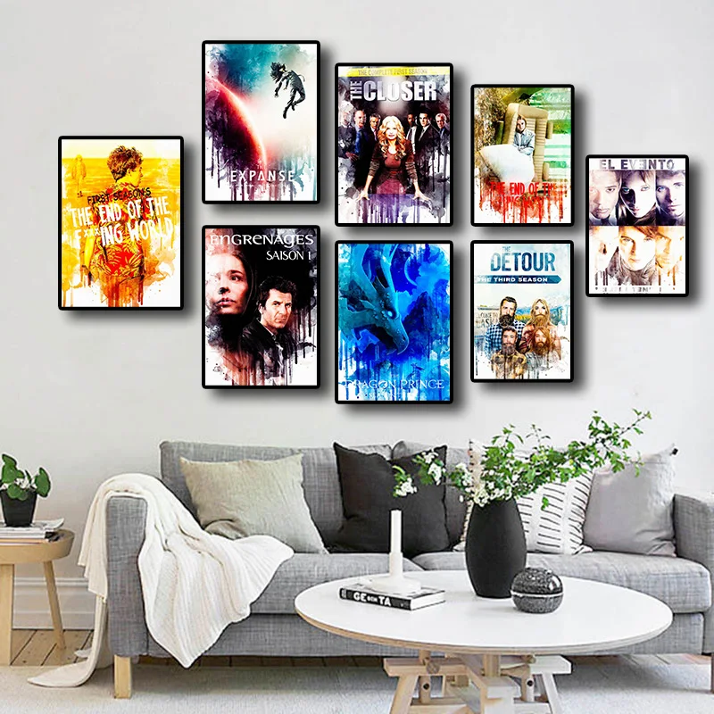 

Ретро картина бутик холст постер Европейская и американская Классическая серия фильмов картины спальня гостиная стена домашний декор