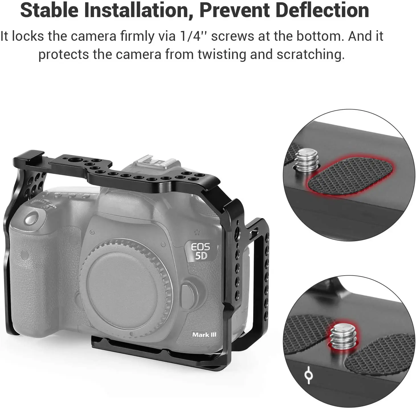 Клетка SmallRig для камеры Canon 5D Mark III IV Dslr с направляющими NATO Arca швейцарская тарелка
