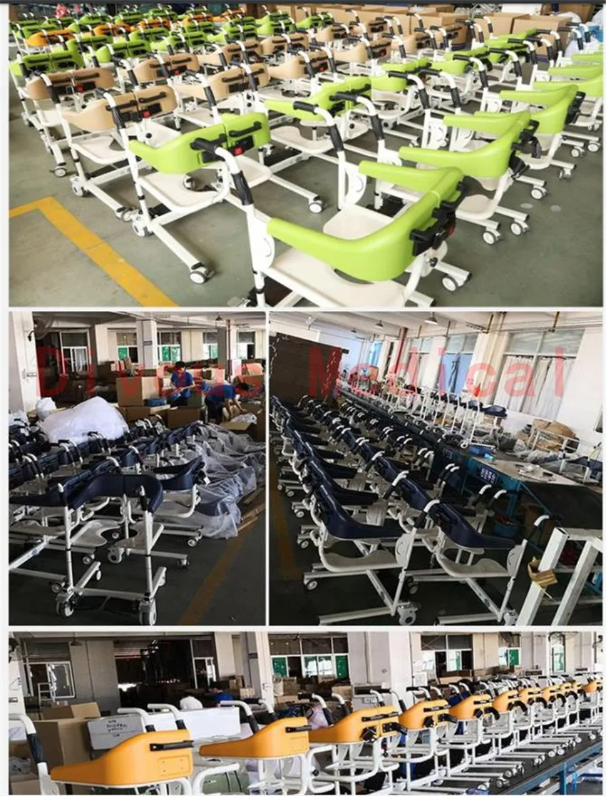 

Elderly Electric Lift Transfer Wheelchair Commode Chair Patient Toilet Chair handicap bathroom equipment for disabled