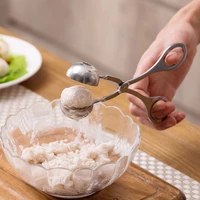 1pcs meat baller cooking tool kitchen gadgets non stick meatball spoon ball maker for kids kitchen accessories cuisine