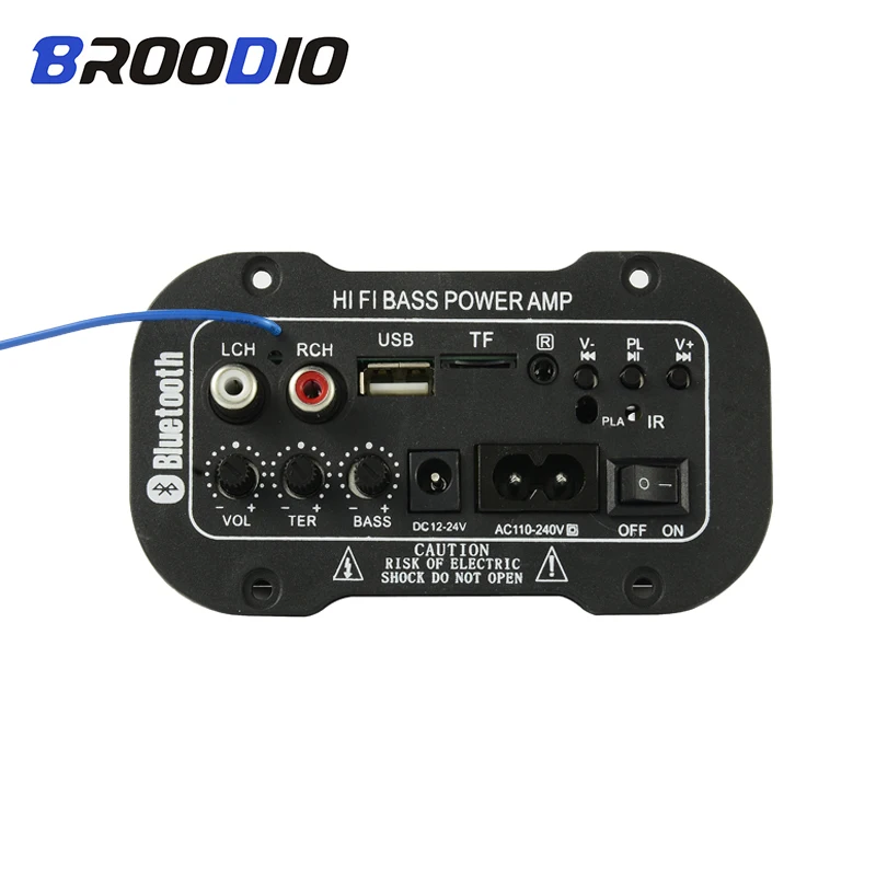 Автомобильный цифровой усилитель Bluetooth плата 25 Вт аудио усилители с USB dac FM-радио