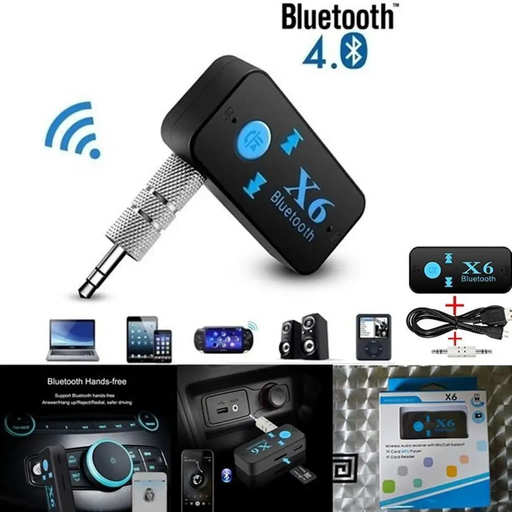 Беспроводной bluetooth-адаптер 4 1 USB bluetooth-приемник аудиоразъем 3 5 мм устройство для