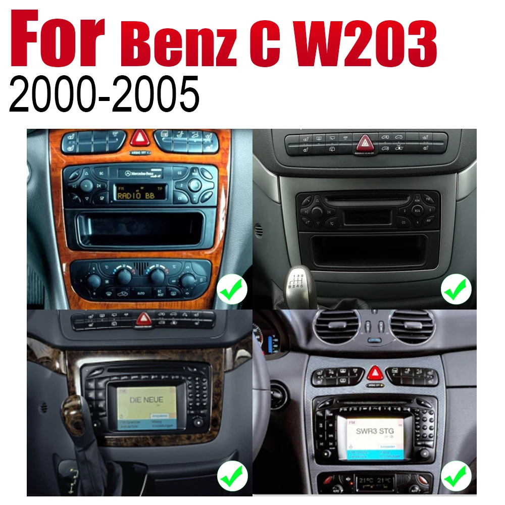 Android автомобильное радио стерео GPS навигация для Mercedes Benz C W203 2000 ~ 2005 NTG BT wifi 2din