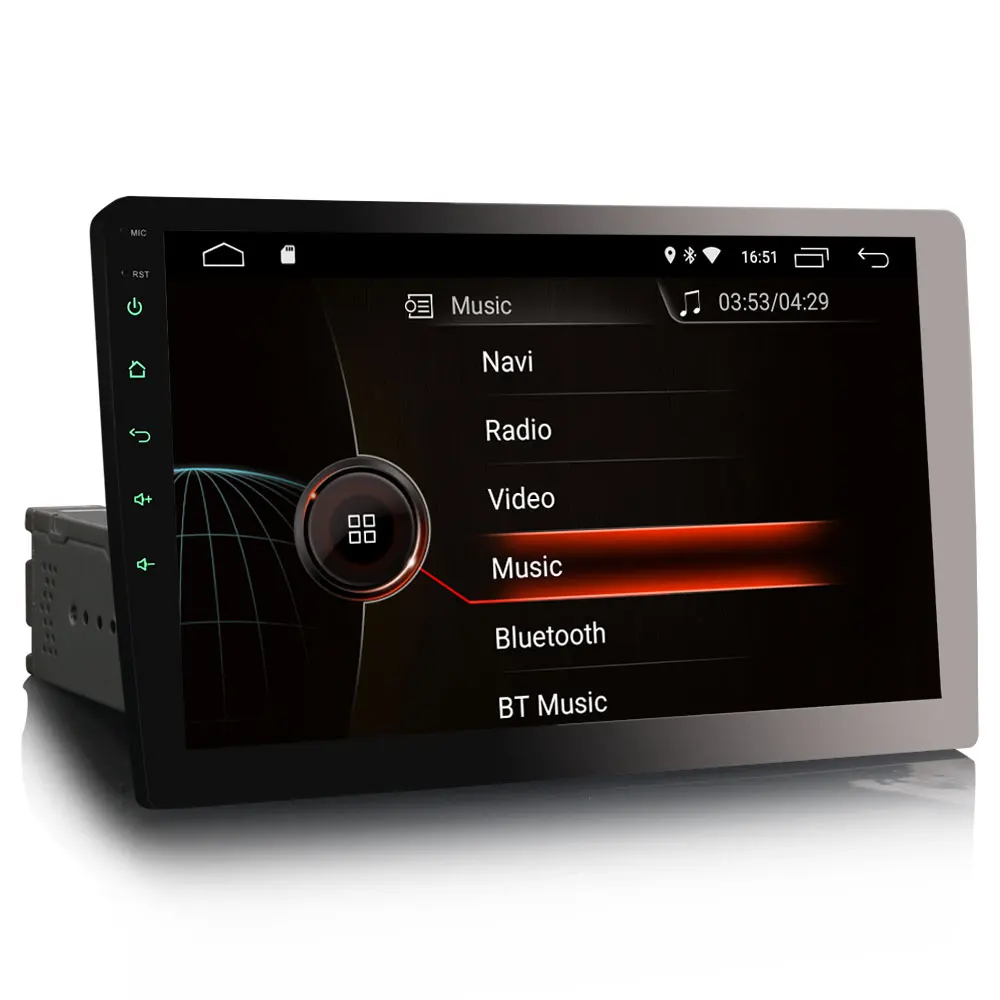 10.1" Android 10.0 OS 1 Din Car Multimedia One GPS Single Radio System Player with Detachable Screen Design | Автомобили и