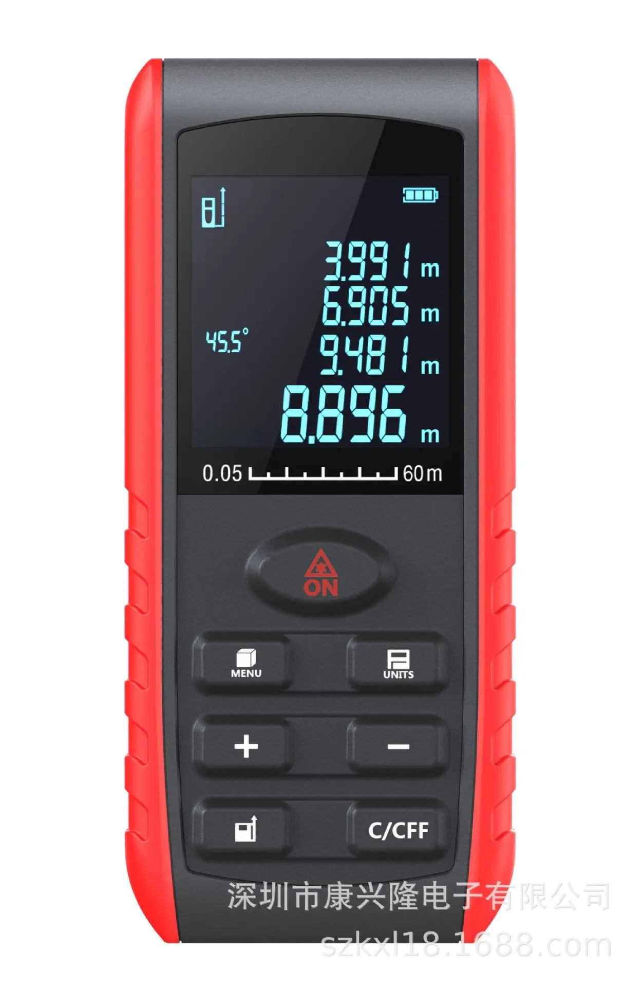 

Электронный лазерный дальномер с дисплеем уровня, ручной дальномер E60, лазерный дальномер на расстоянии 60 м