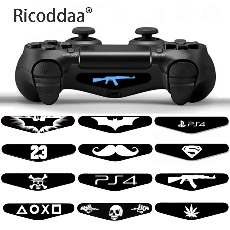 2 шт. для Playstation 4 светодиодная световая панель наклейка контроллера PS4 модные
