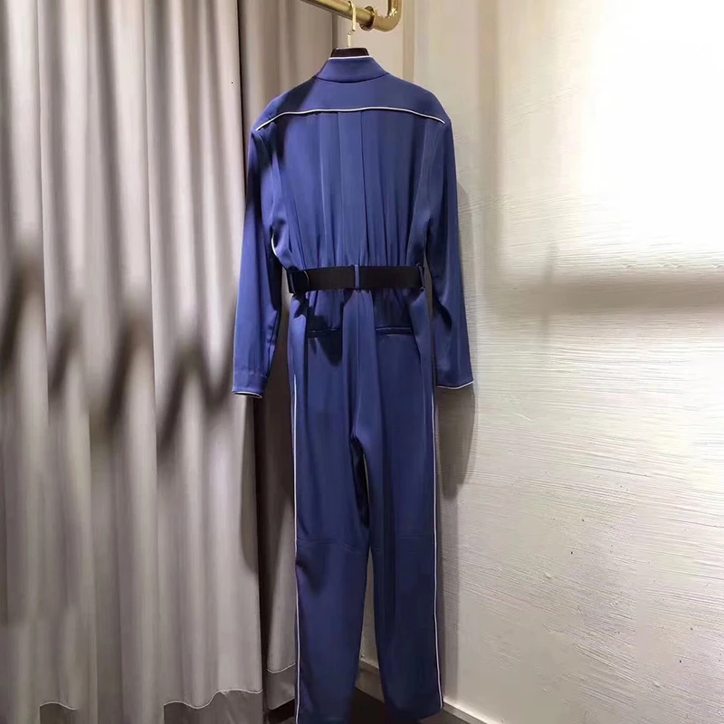 Комбинезон с завышенной талией женский весна осень| |