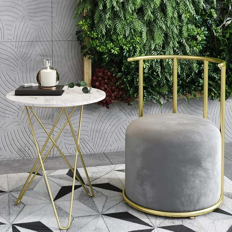 Скандинавский одиночный маленький диван для отдыха сетчатый красный