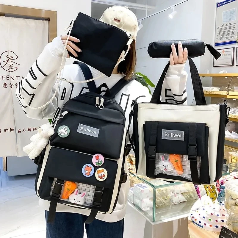 Backpacks women cute Bagpacks Casual Schoolbags For Girls female book bags for students shoulder bags pink handbags mini bags