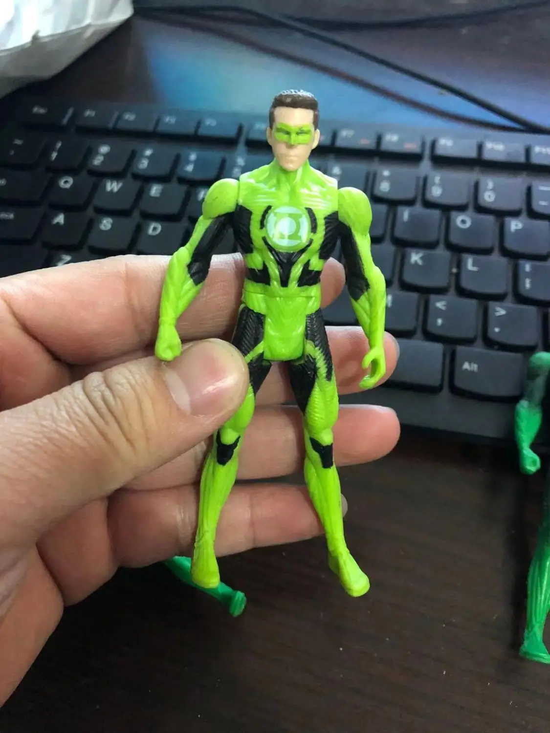 Зеленые игрушечные фонари модель подарок для мальчиков Alan Scott|Игровые фигурки и