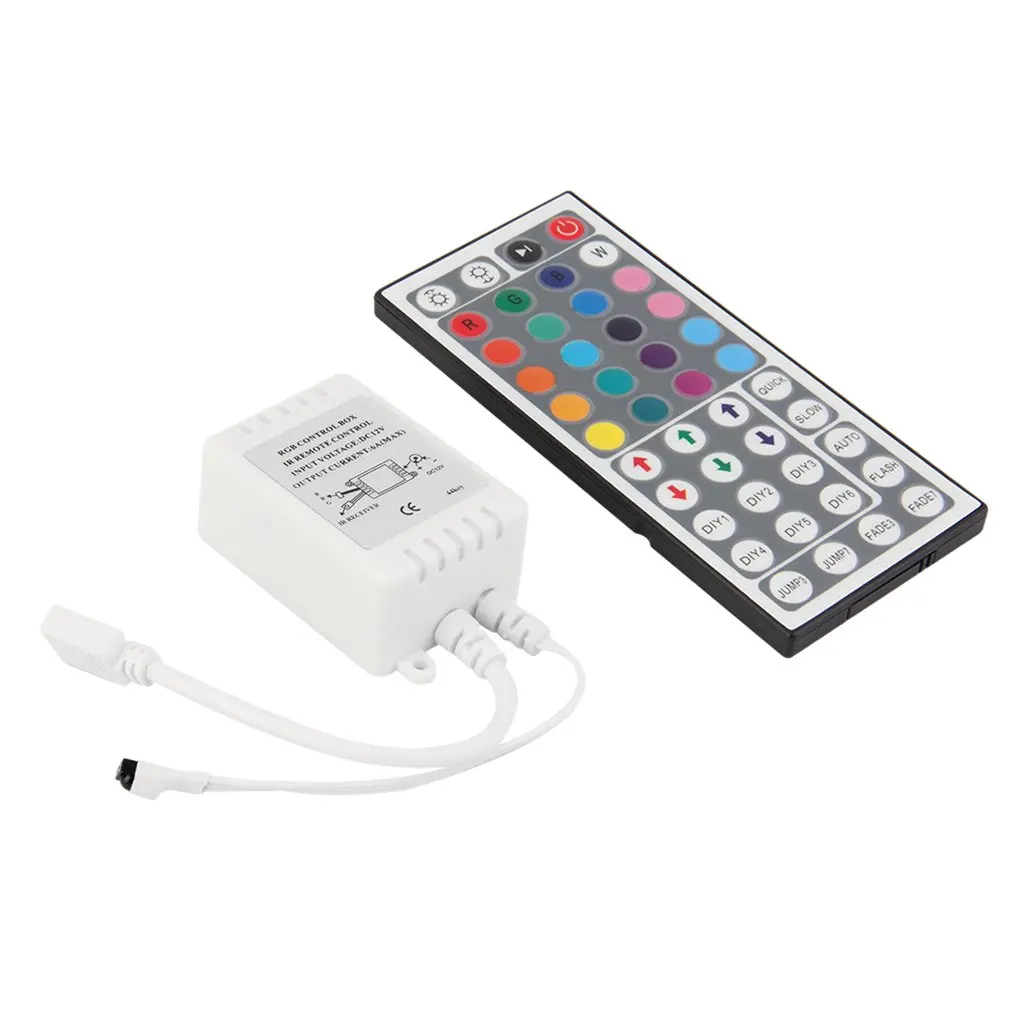 

ICOCO мини 44-клавишный ИК пульт дистанционного управления Лер для RGB SMD 5050 3528 Светодиодный светильник полоса предложение