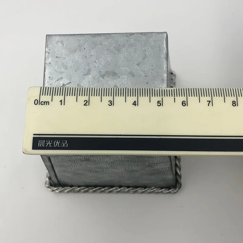 20 шт./лот D7.5xH7CM оцинкованная кашпо металлический квадратный горшок для небольших