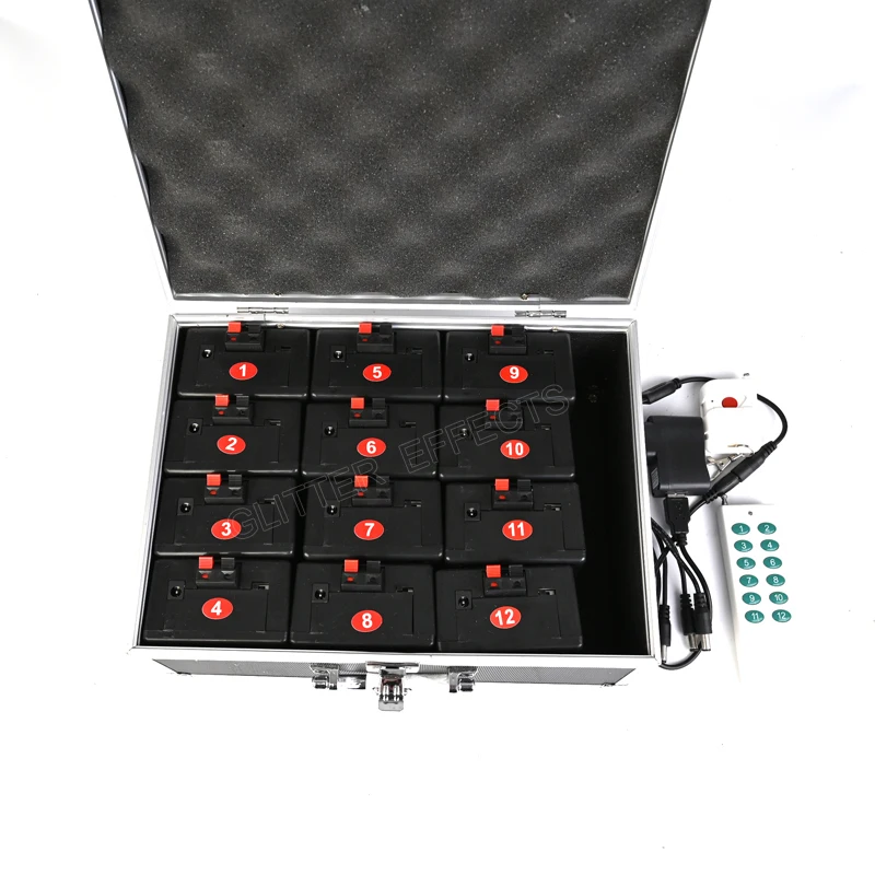 Купить Беспроводной пульт дистанционного управления Перезаряжаемые Тип 12-канальный приемник сценическое оборудование фонтанный Фейерверк стрел...