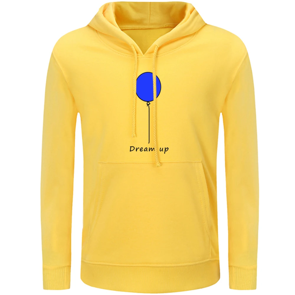 

Buck Off Christmas Reindeer Retro Elk Deer Dream Up Ballon Womens Ladies Graphic Hoodie Sweatshirt Strings Hooded Top Pullover