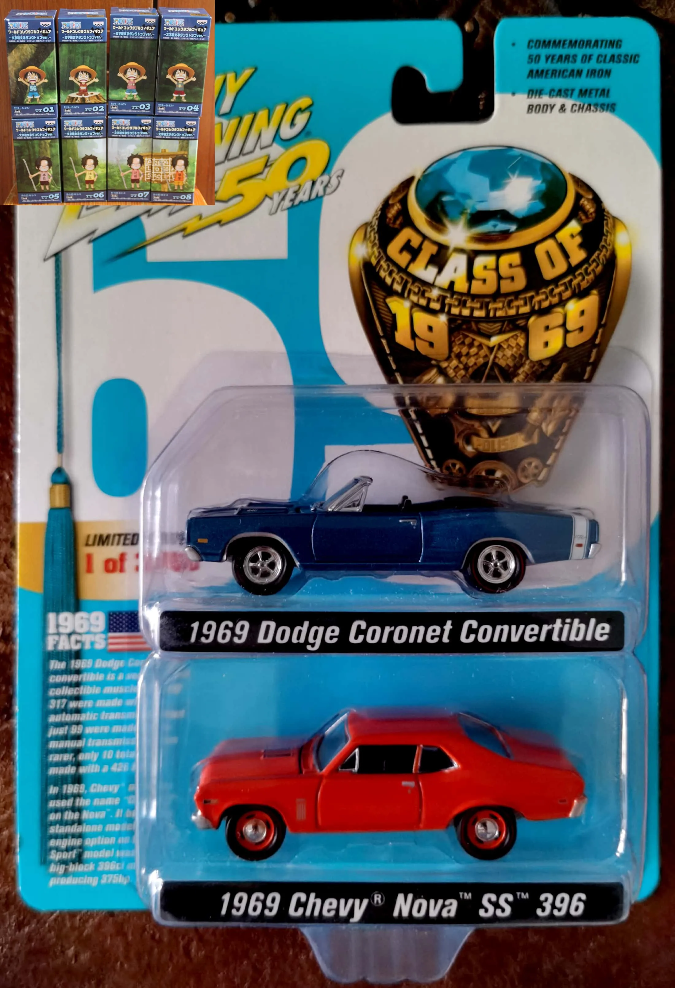 

Johnny Lightning 1/64 1969 Dodge Corolla Chevrolet Diecast Collection of Die-casting Simulation Alloy Model Car Children Toys