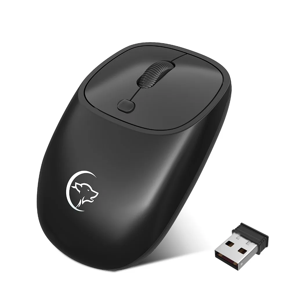 

YWYT G850 Wireless Gaming Mouse 2.4GHz 2400DPI Optical Mouse Rechargeable USB Mute Office Mouse Ergonomic Mouse For PC Laptop