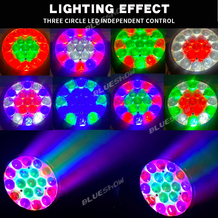 Сценический прожектор Dmx512 светодиодный 19 CTO AURA 3 19x15 Вт | Лампы и освещение