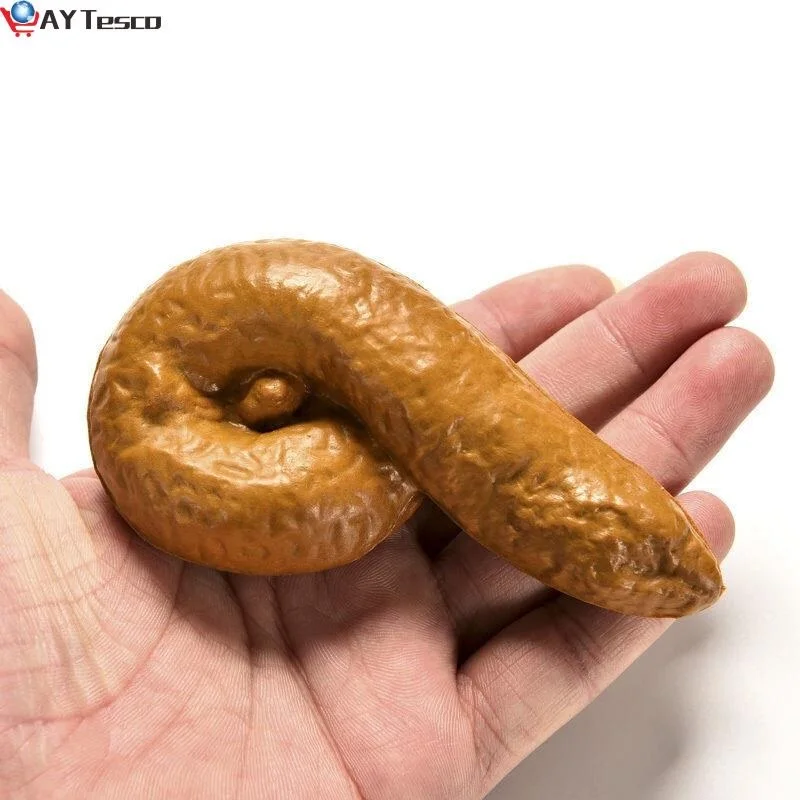 

1 Pcs Practical Gag-Funny Joke Tricky Toys Mischief Turd Gag Gift Realistic Shits poop Fake Turd Classic Shit Funny Toys