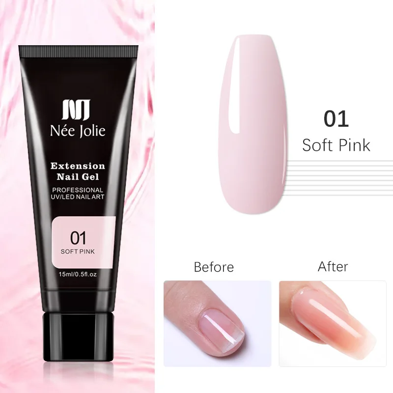 

TXD 15ML Painting Nail Gel Poly UV Nail Polish Extension Gel Crystal Nail Extension Gel UV Phototherapy Gel Nail Art