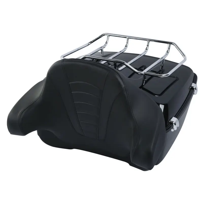 Мотоцикл 13 7 &quotKing Pack багажник спинка для Harley Tour Pak Touring Road King Electra Street Glide FLHTCU FLHRC