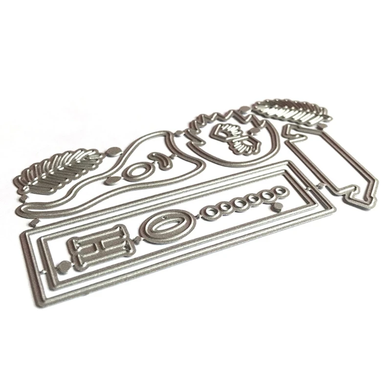 

DIY рождественская форма для тиснения гномов, печать из углеродистой стали, стальная форма для альбома изготовление бумажных карточек 85DA