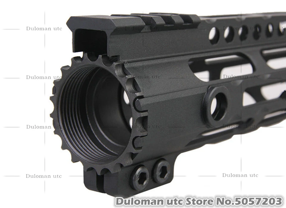 Duloman utc MI M-LOK ультра легкий свободный поплавок Handguard Тактический CNC 12,5 дюймов поручень для страйкбола AEG/GBB винтовки