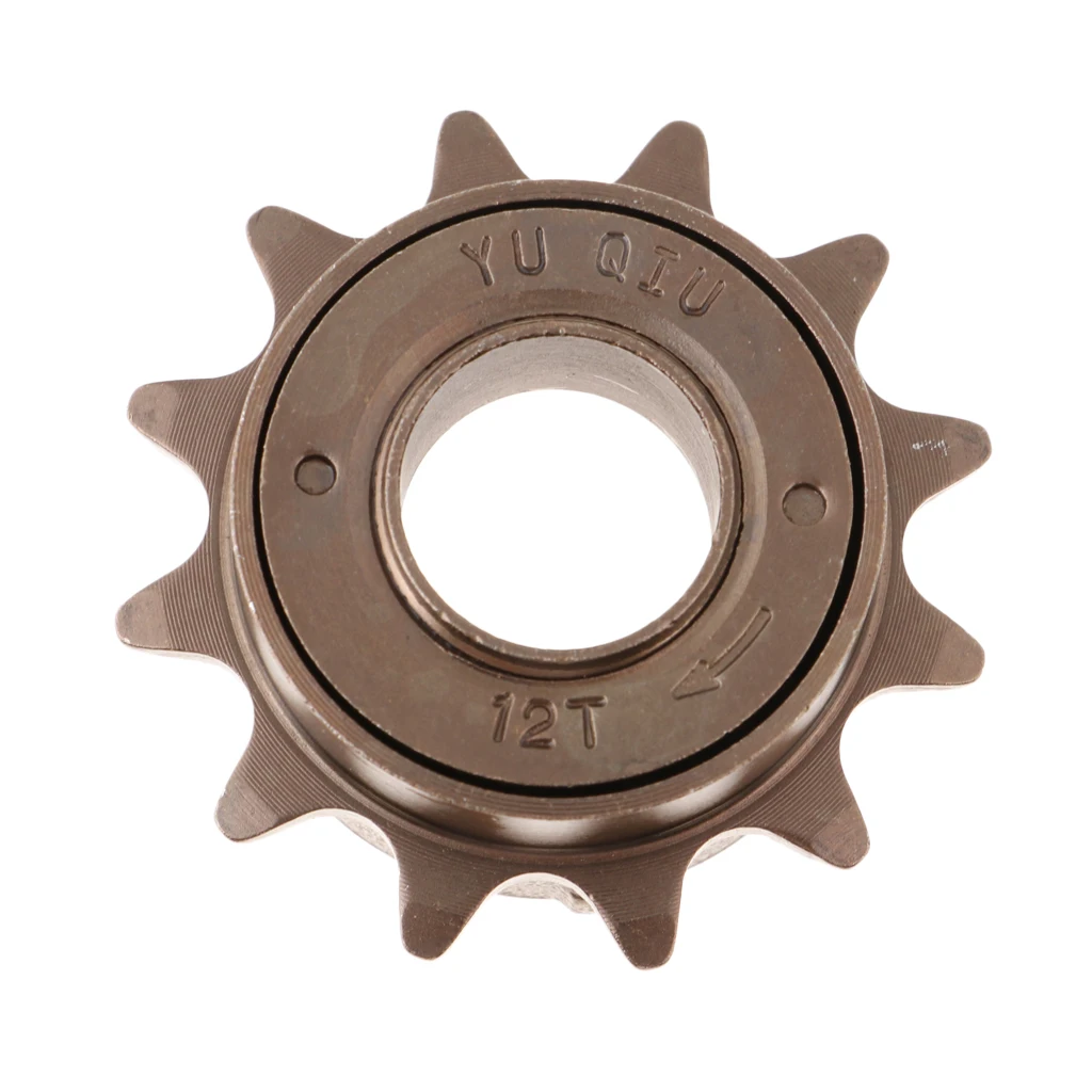 Бронзовый горный велосипед BMX 12T /14T 34 мм 1/2 ''x 1/8'' Односкоростной бронзовый