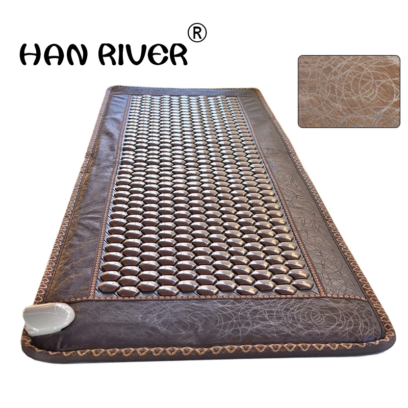 Нефритовый матрас с подогревом бледно розовато серый г жа tomalin длинноволновой