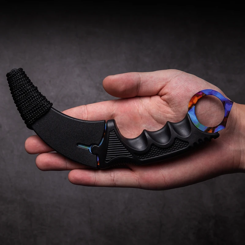 Реальная заточка CS GO Counter Strike коготь керамбит шейный нож фиксированное лезвие 3GB1 3