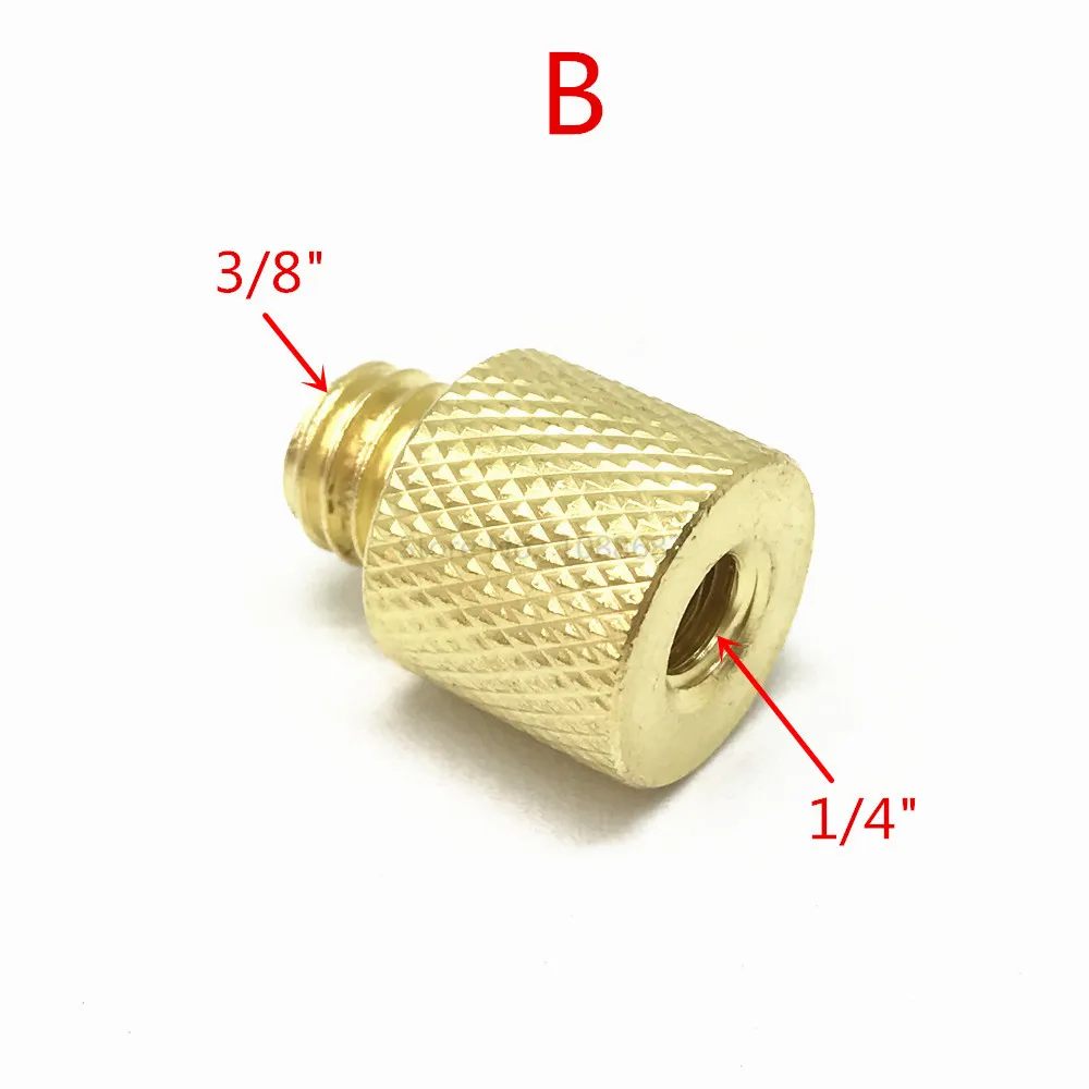 Jadkinsta 1/4 "до 3/8" 5/8 1/4" Папа к женскому Горячий башмак резьба Винтовой Адаптер