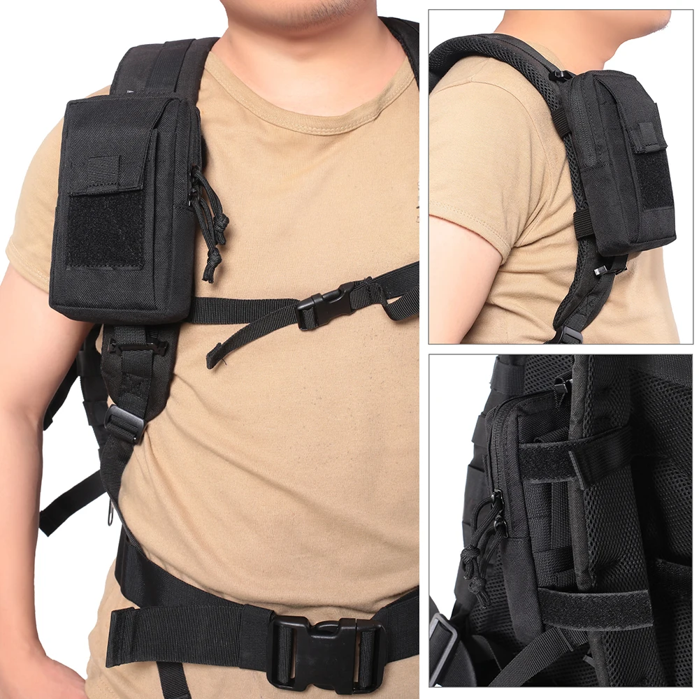 

Tactical Waist Pouch Molle Hunting Belt Bag Military EDC Pack Outdoor Tools Accessories Storage Pouch Case Pocket Camo Bag