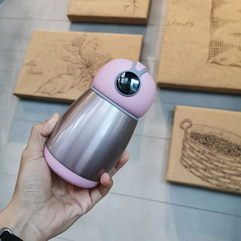 260 мл Мини Милая вакуумная фляга Нержавеющая сталь термос большой живот чашки